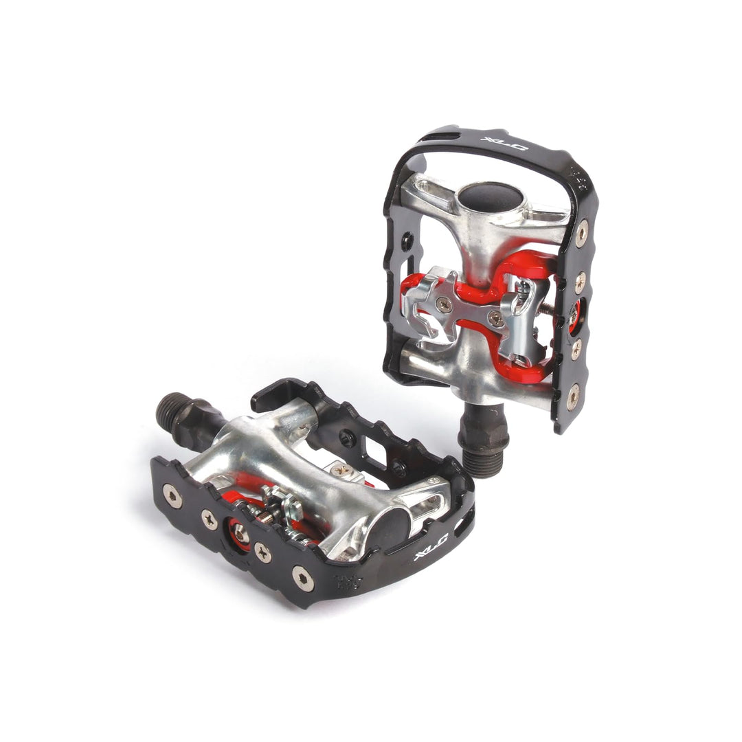 XLC PD-S01 // System-Pedal Schwarz, Silber, Schwarz, Silber