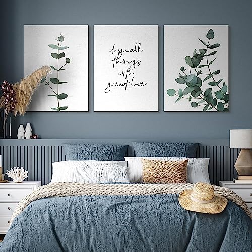 Muralo - Wandbilder Set - Leinwand Bilder Set Aufhängefertig - Bilder für Wohnzimmer Schlafzimmer -