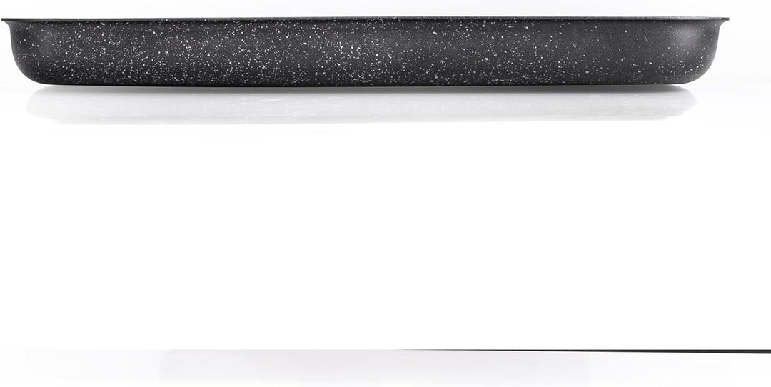Moneta Etnea Bräter mit Antihaftbeschichtung, Steinoptik, Schwarz, 40 x 28 cm