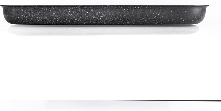 Moneta Etnea Bräter mit Antihaftbeschichtung, Steinoptik, Schwarz, 40 x 28 cm