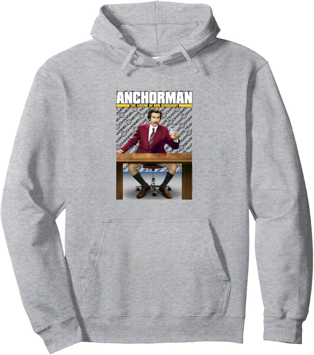 Anchorman Ron Burgundy Cheers Poster Pullover Hoodie