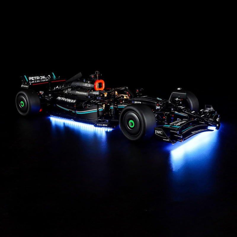 GEAMENT LED Licht-Set Kompatibel mit Lego AMG F1 W14 E Performance - Beleuchtungsset für Technic 421