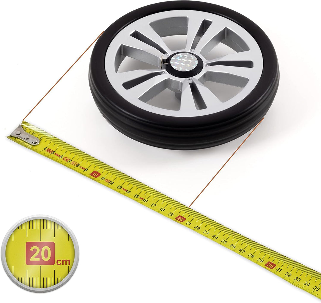 Andersen Ersatzrad-Set für Alu Star Einkauftrolley, Ø 200 mm, Silber