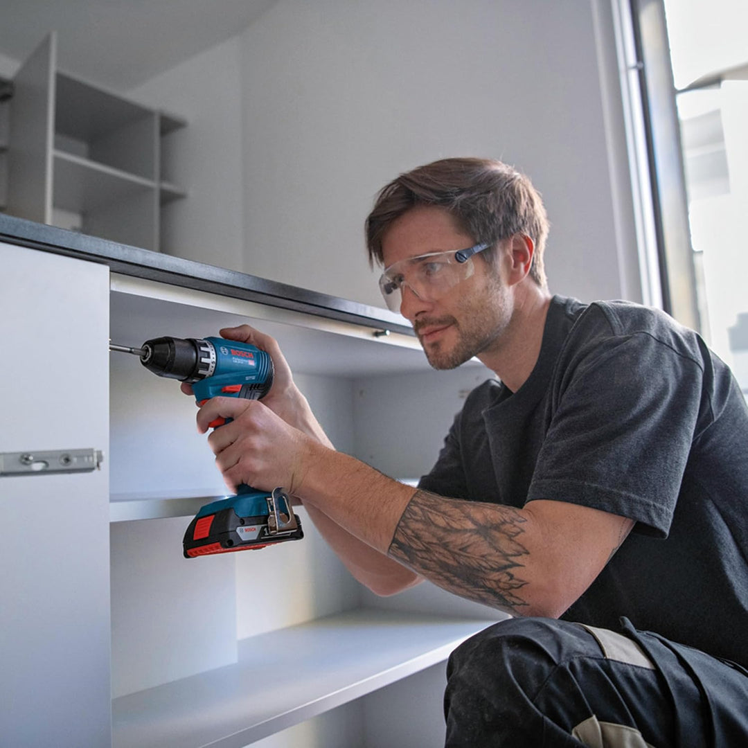 Bosch Professional 18V System Akku Bohrschrauber GSR 18V-45 (Drehzahl 1.900 min⁻¹, inkl. L-BOXX, ohn