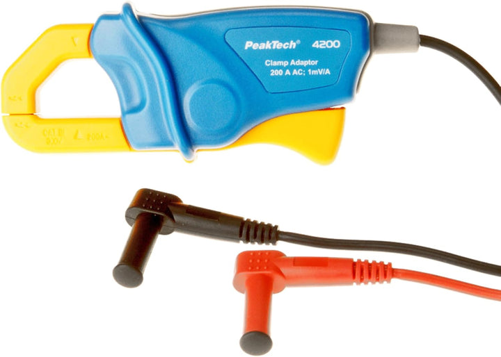 PeakTech 18157 True RMS Profi-Multimeter und PeakTech 200 Stromklemmenadapter-AC für Digitalmultimet