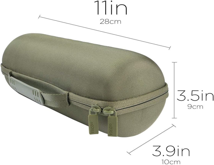 co2CREA Hart Reise Schutz Hülle Etui Tasche für JBL Charge 4 / JBL Charge 5 Tragbarer Bluetooth Laut