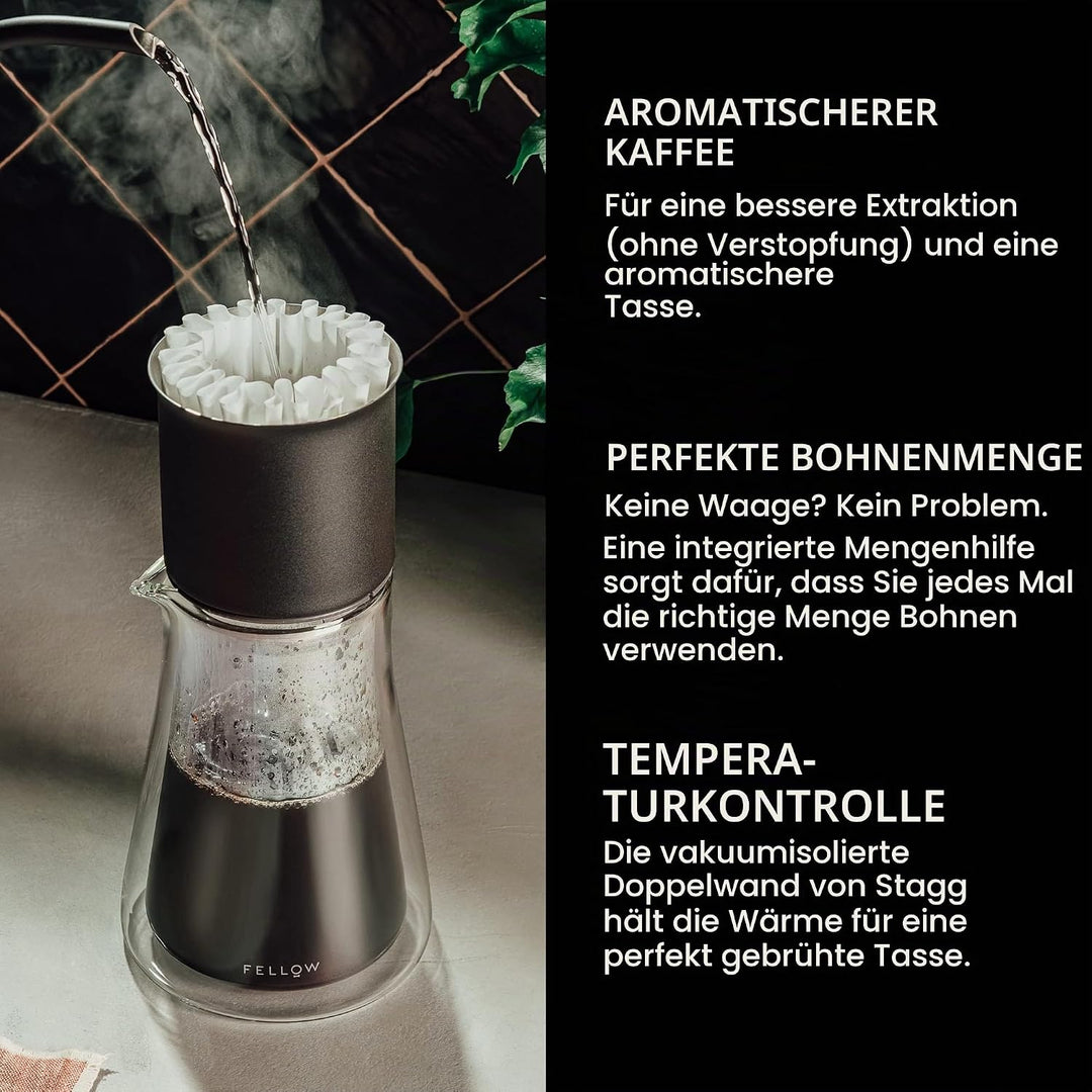 Fellow Stagg Pour-Over Tropfer XF [XF] Dripper Matte Black, [XF] Dripper Matte Black