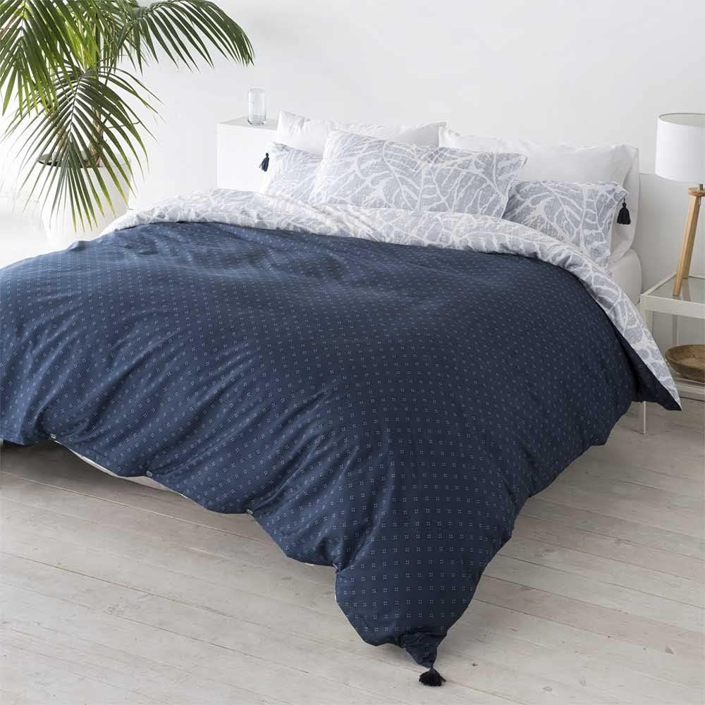 COTTON ARTEAN Artedo Wendbarer Bettbezug, 150 cm, Verschluss mit Knöpfen, hypoallergen.