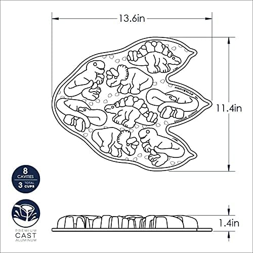 Nordic Ware Backform " Dinosaurier "