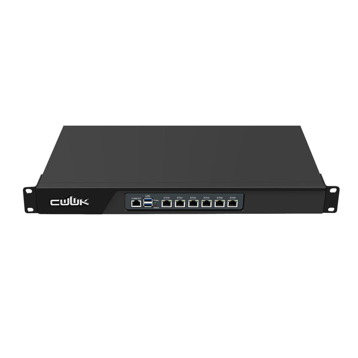 CWWK 1U N100 Firewall Appliance, 19” Rackmount Mini PC, 6 Ports i226-V 2.5GbE LAN, U1 OPNsense Home