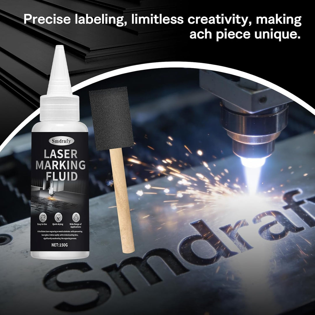 150ml Lasermarkierungsflüssigkeit, Laser Marking Fluid, Laser Markierungsspray, Lasergravur Spray, G