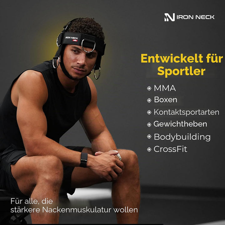 Iron Neck Alpha Harness Plus, schwarz oder grau