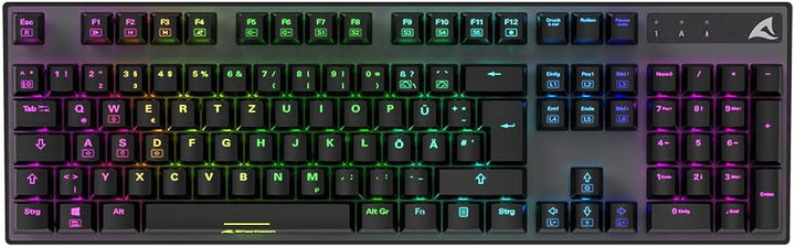 Sharkoon Skiller SGK20, mechanische Schalter, Huano Brown, RGB