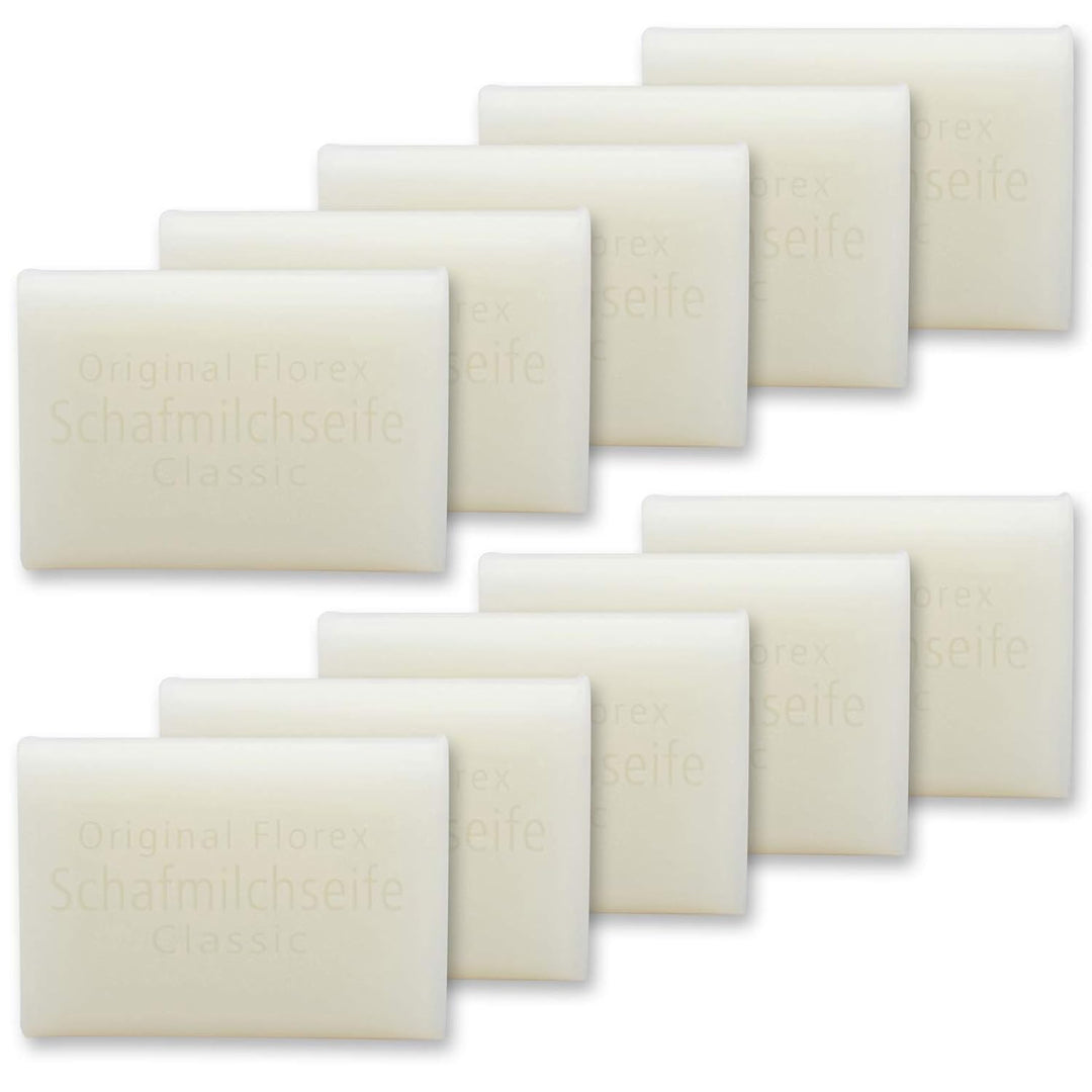 Schafmilchseife eckig 10x100g, Classic