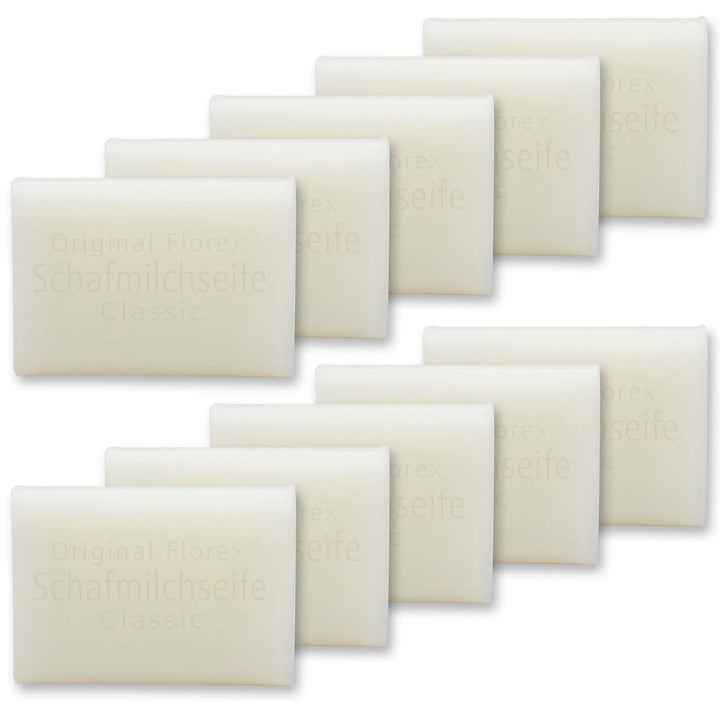Schafmilchseife eckig 10x100g, Classic