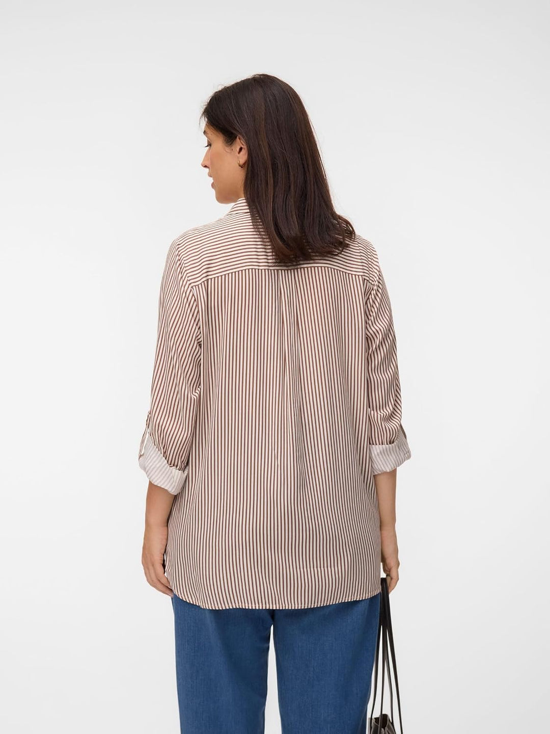 VERO MODA Female Hemd VMCBUMPY Hemd | Shirt 44 Cocoa Brown, 44 Cocoa Brown