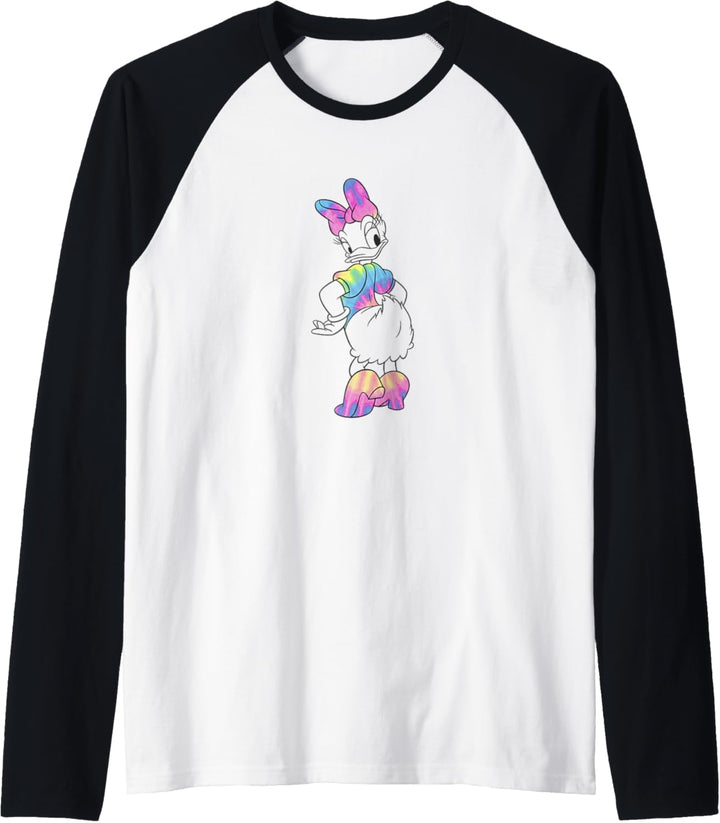 Disney Mickey And Friends Daisy Duck Tie Dye Raglan