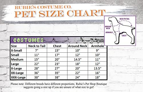 Rubie's Unisex-Erwachsene, Rotkäppchen, Haustier-Zubehör, wie abgebildet, XL-Halsumfang 20, Umfang 2
