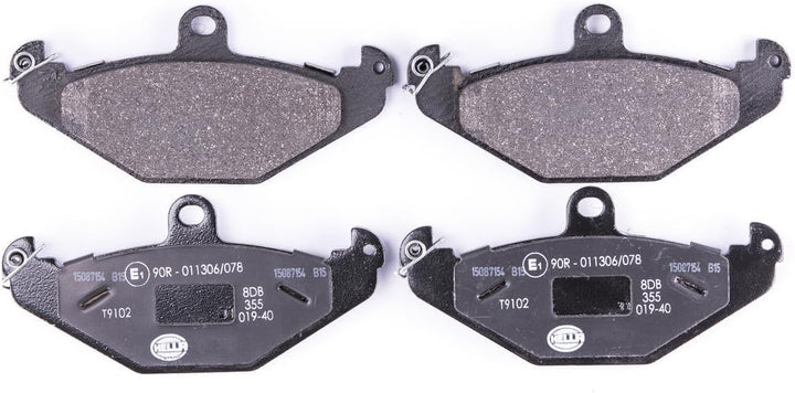 HELLA PAGID 8DB 355 019-401 Bremsbelagsatz - T9102 - Dicke/Stärke: 12.9mm - Bremssystem: Brembo - ni