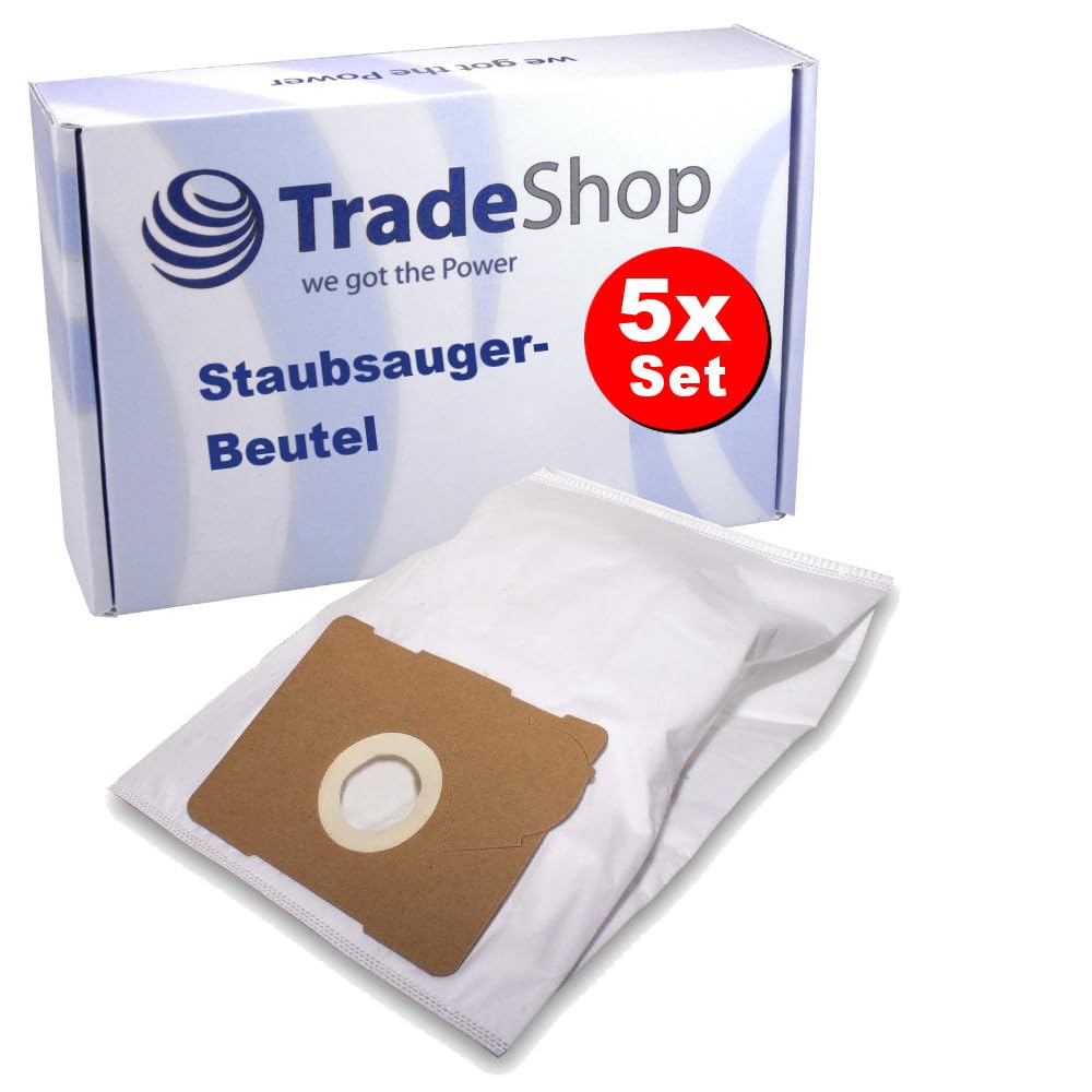 5x Trade-Shop Staubsaugerbeutel/Microvlies-Beutel/Filtertüten mehrlagig kompatibel mit Kränzle Vento