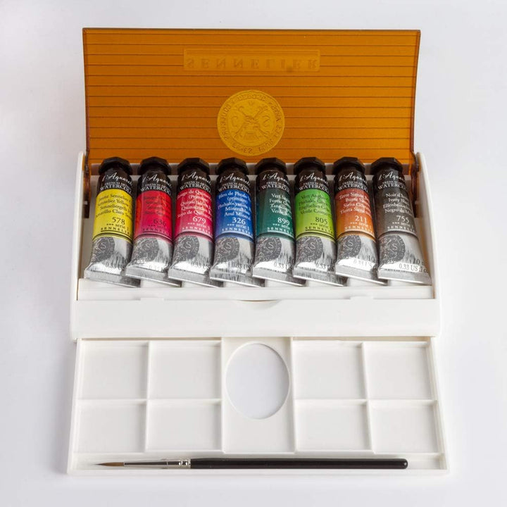 Sennelier Watercolor Travel Box 8 Tube Set by Sennelier