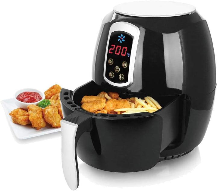 Epiq Heissluftfritteuse, Airfryer, Smart Fryer, Frittieren ohne Öl, 3,6 Liter Volumen, 1400 Watt, sc