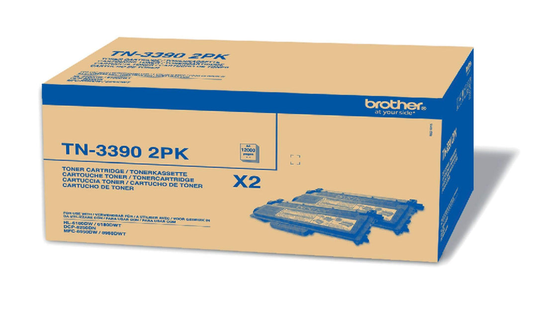 Brother TN3390TWIN Original Toner für Laserdrucker "HL-6180DW, DP" TN-3390TWIN, TN-3390TWIN