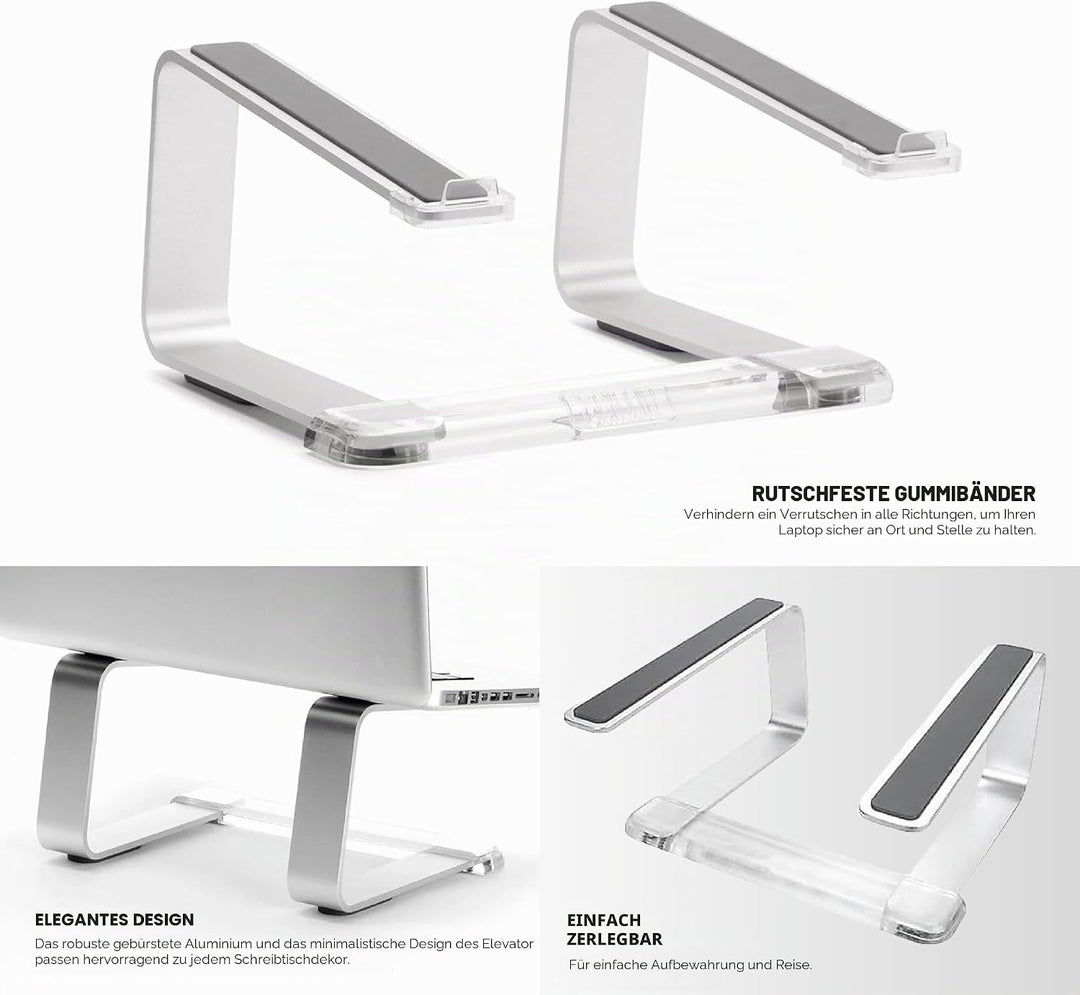 Griffin Elevator Aluminium-Ständer für Apple Macbooks & Notebooks & Laptops [Laptop Ständer aus gebü