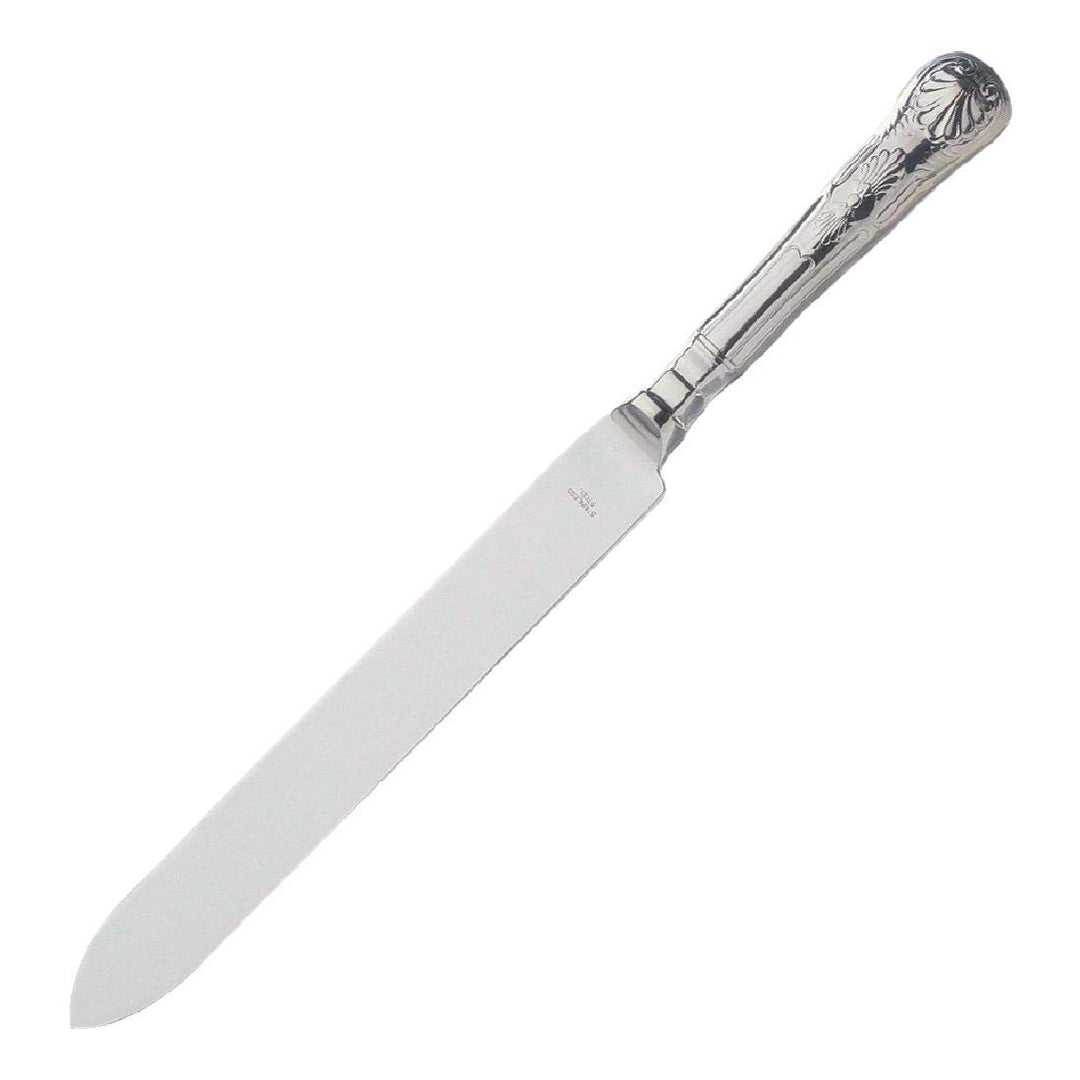 Grunwerg 8903 Brautmesser für Hochzeitstorte, königliches Muster, aus 18/10-Edelstahl, in Geschenkbo