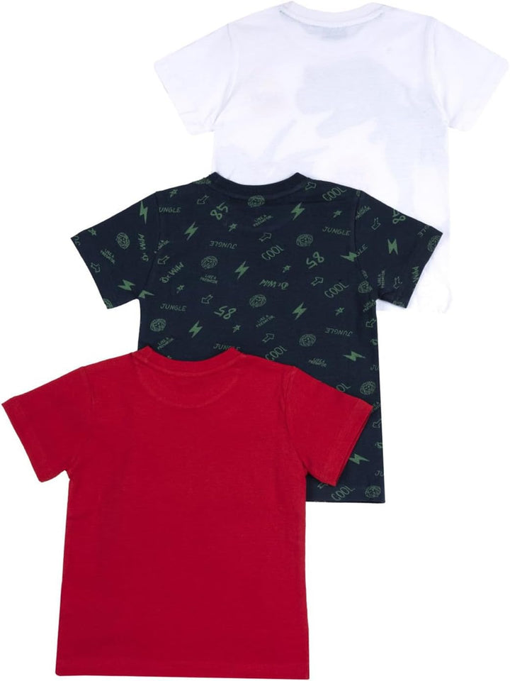 Chicco, Kinder T-Shirt, 3er-Set Kurzarmshirts, Aus 100% Baumwolle, Für Modische Frühlings- Und Somme