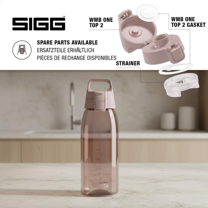 SIGG - Tritan Trinkflasche - Total Color ONE - Für Kohlensäurehaltige Getränke Geeignet - Spülmaschi