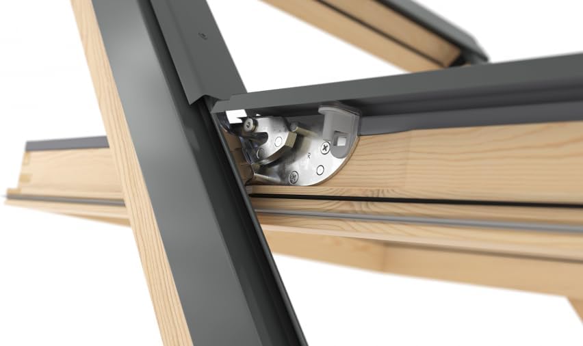 Velux Konzern RoofLite+ Dachfenster Holz SLIM und Eindeckrahmen (78 x 118), 78 x 118