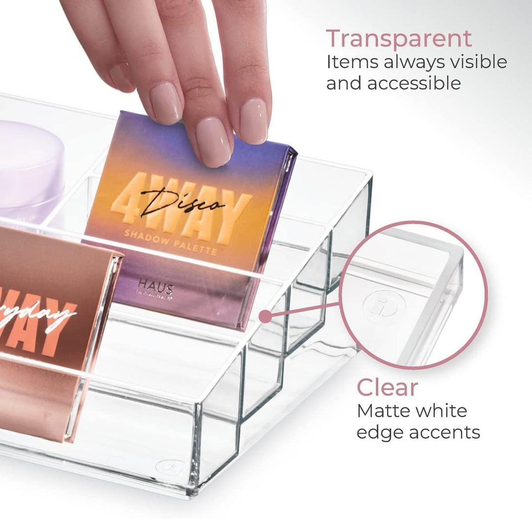 iDesign Nagellack Organizer, Beauty Organizer mit 5 Fächern aus der Signature Series by Sarah Tanno,