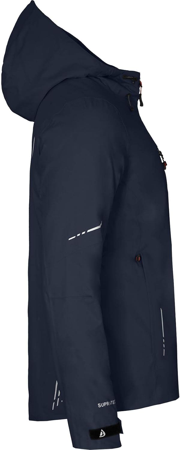 Bergson SKIEN THERMO | Herren Regenjacke, leicht wattiert, recycelt, 20000 mm Wassersäule - recycelt