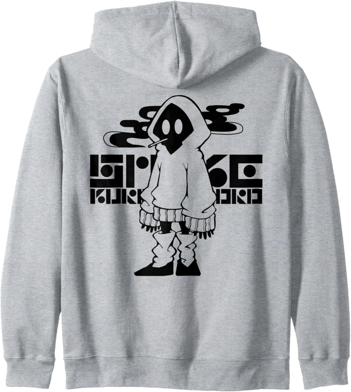 nog-T-0005-Zigarettenweiss Kapuzenjacke