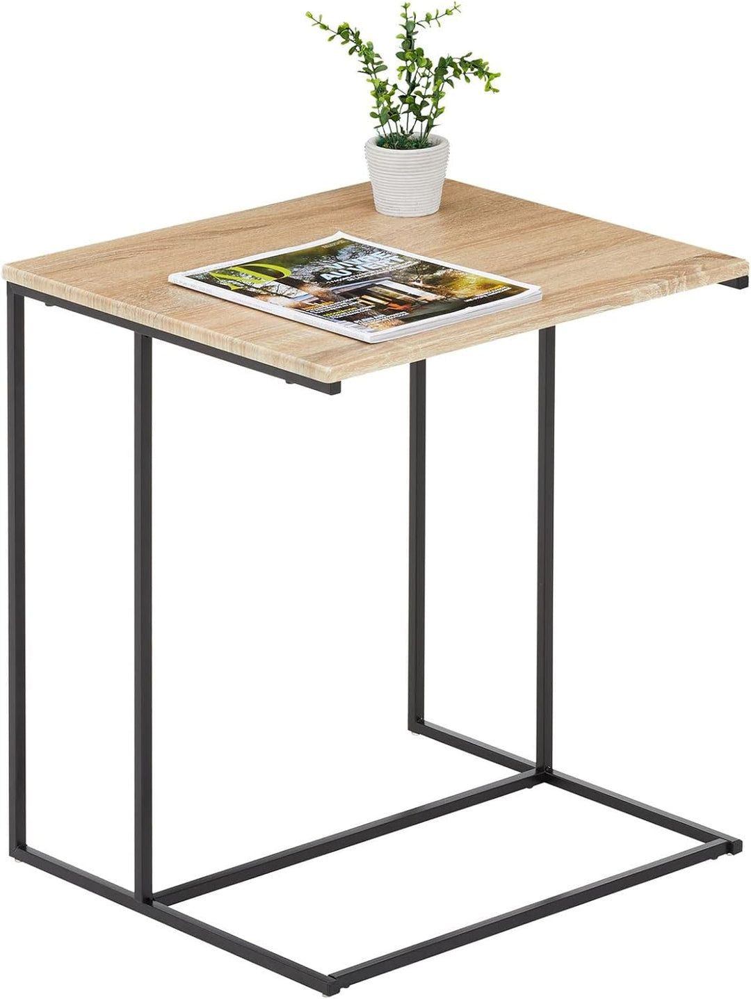 IDIMEX Beistelltisch VITORIO im minimalistischen Design, eleganter Wohnzimmertisch mit Metallgestell