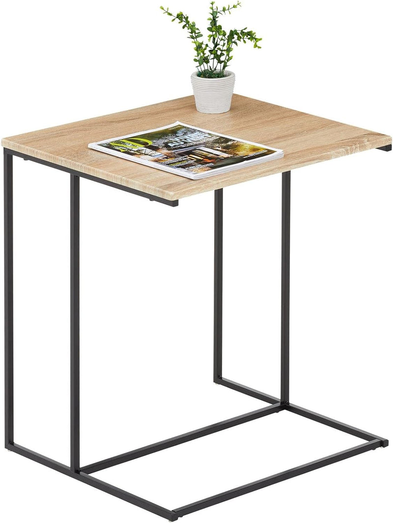 IDIMEX Beistelltisch VITORIO im minimalistischen Design, eleganter Wohnzimmertisch mit Metallgestell