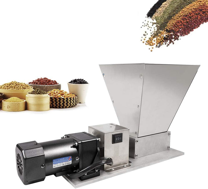 Küchenmühle | Flockenquetsche | Getreidemühle DY368 | Edelstahl Walzen | 60W Motor | 20kg/h | 4L Tri