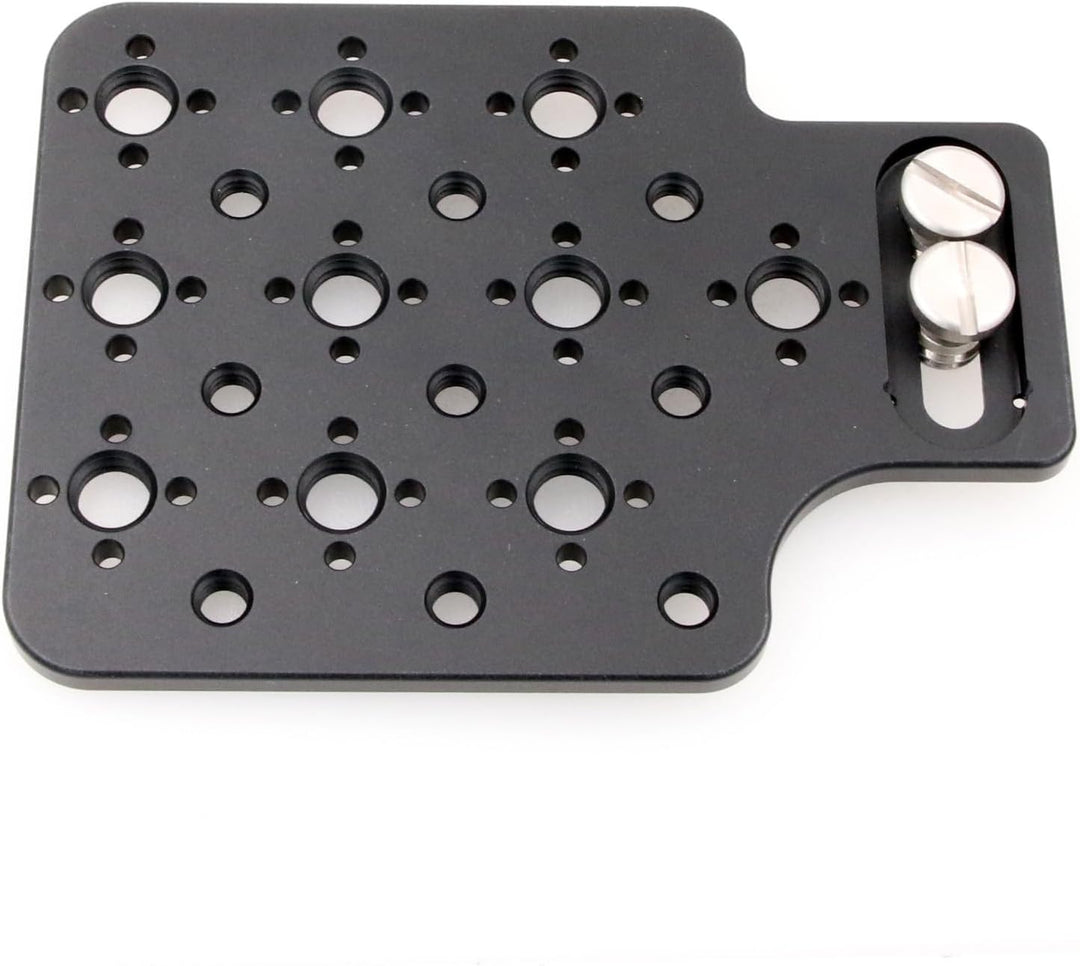 HangTon Universal Käseplatte Kamera Seitenmontage 3/8 Zoll 1/4 Zoll Gewinde für Sony ARRI RED Terade