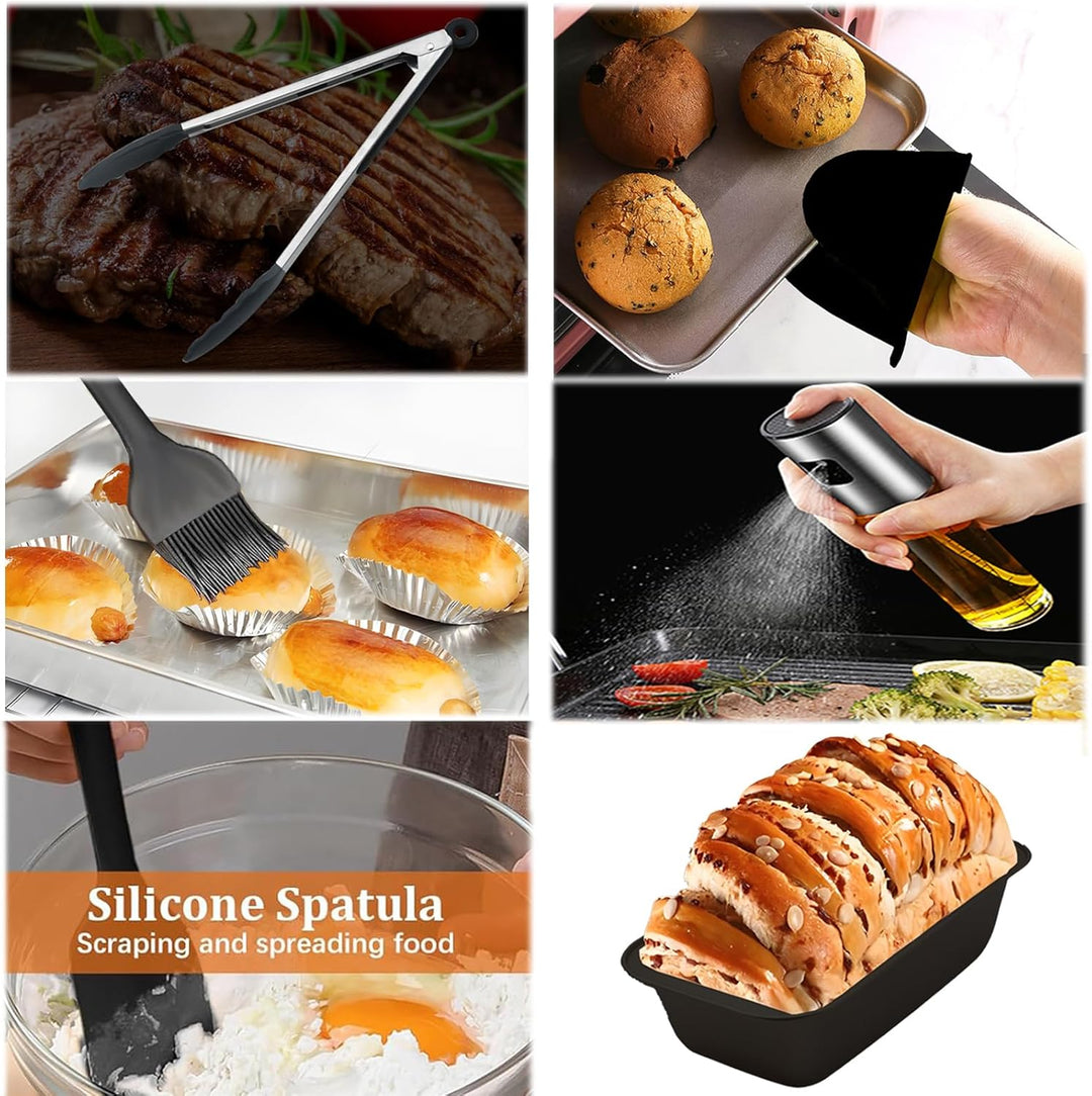 Airfryer Heissluftfritteuse Zubehör für Ninja Foodi Flexdrawer AF500EU 10.4 L, 1×10.4L and 2×5.2L, 1