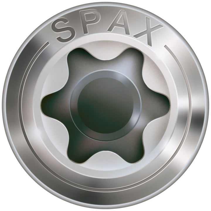 SPAX Fassadenschraube aus Edelstahl rostfrei A2, 4,5 x 60 mm, 100 Stück, T-STAR plus, Reduzierter Li