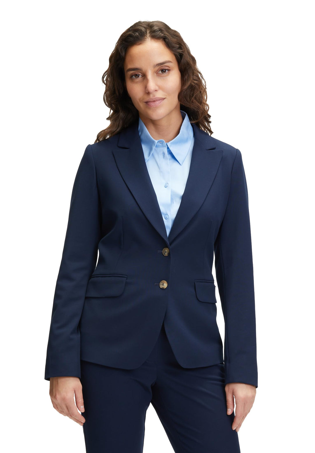 Betty & Co Damen Blazer 38 Navy Blue, 38 Navy Blue