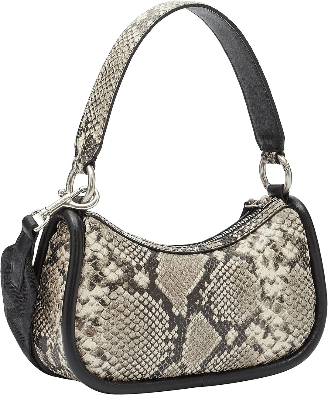Liebeskind Berlin FAB 2 SNAKE HOBO Schultertasche, Small (HxBxT 15cm x 25.5cm x 6cm)