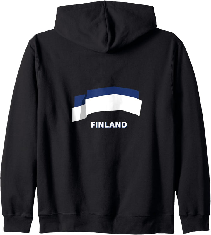 Flagge Finnland Kapuzenjacke