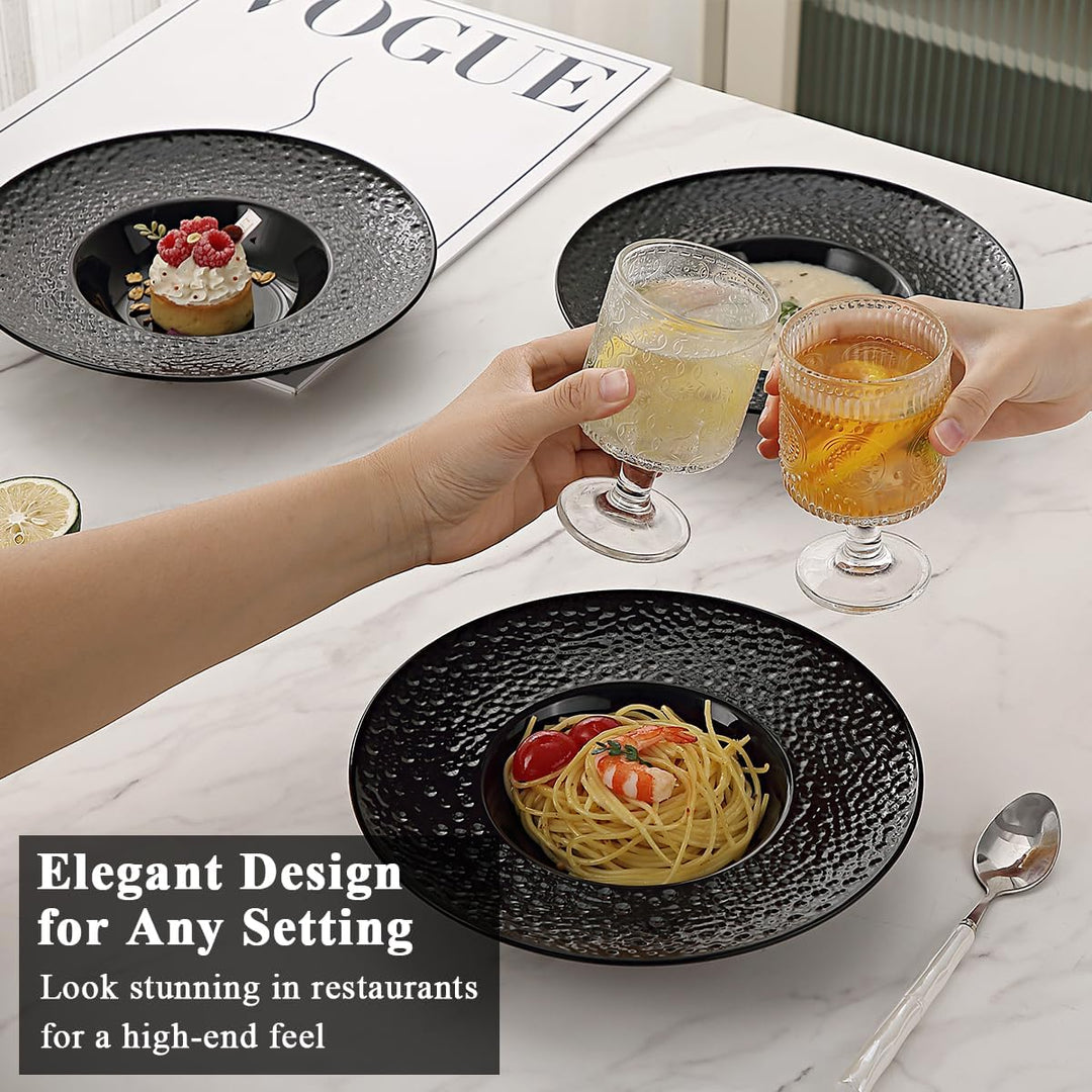 Berglander Suppenschalen Set mit 6, wiederverwendbare 260ml Kunststoff-Multipurpose-Teller für Pilzs