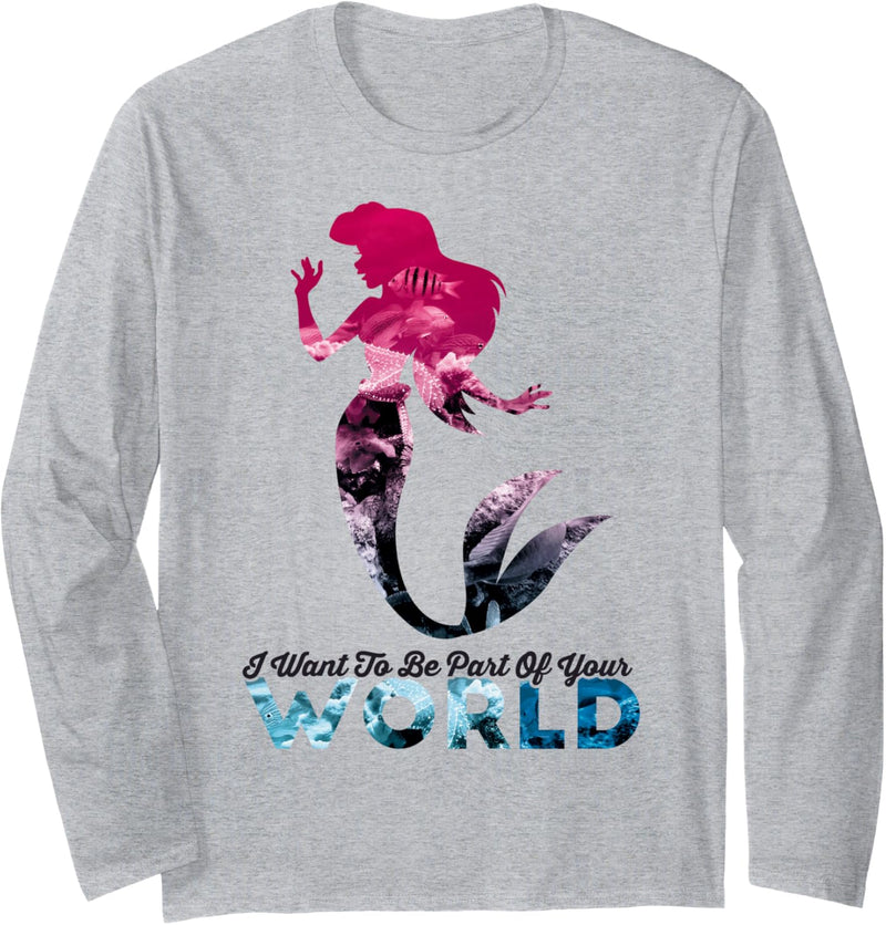 Disney The Little Mermaid Ariel Part Of Your World Fill Langarmshirt