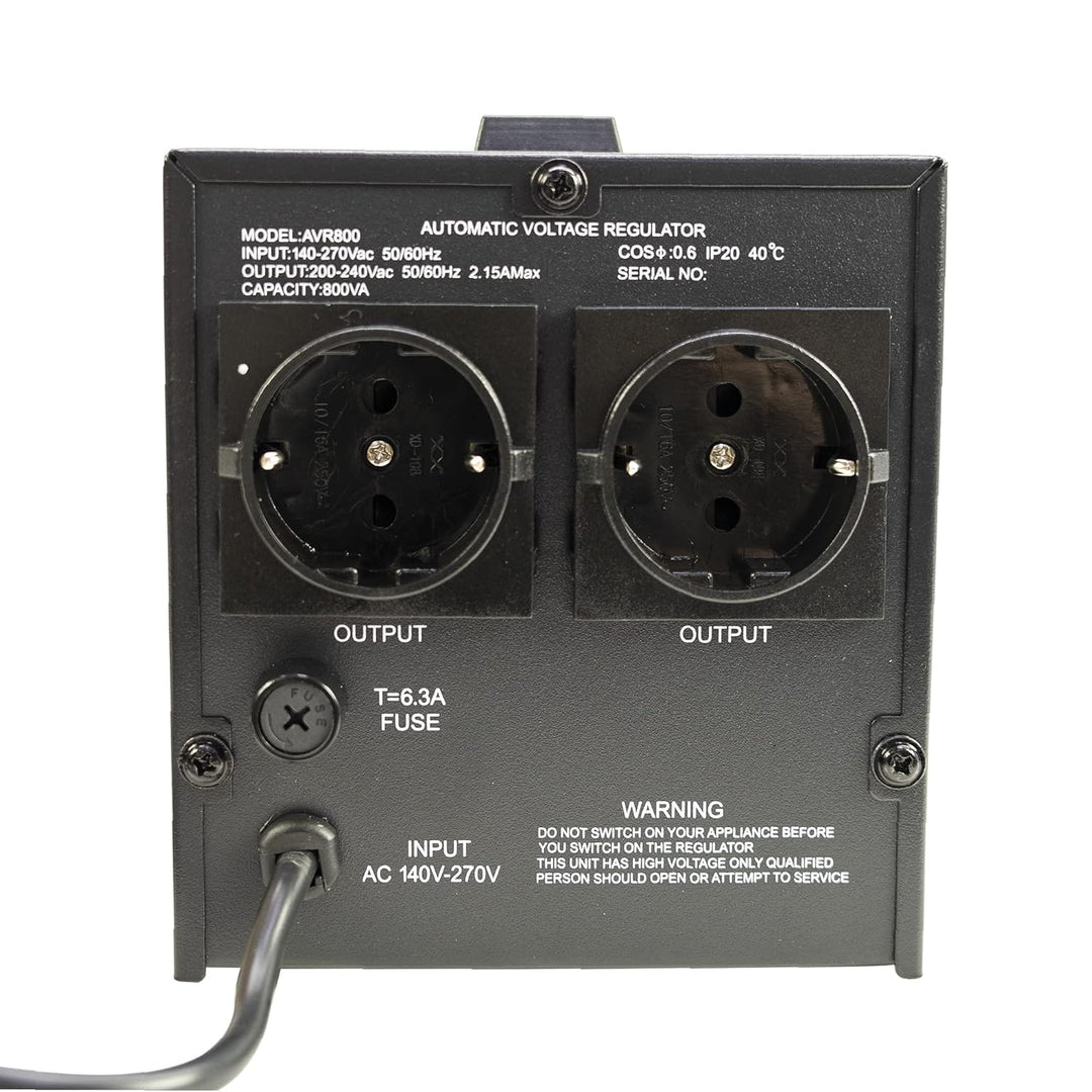 Spannungsstabilisator mit Relais PNI AVR M800VA, 2,2 A, 480 W, 800 VA Spannungsregler 800 VA / 480 W