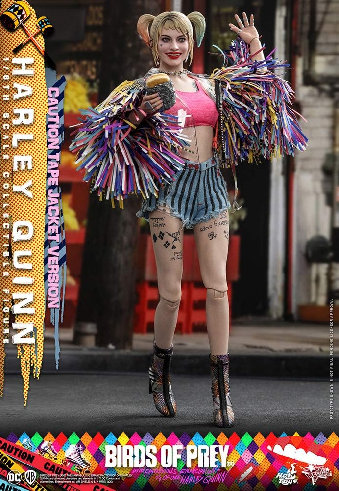 Hot Toys Harley Quinn 1:6 - Caution Tape Jacket Version