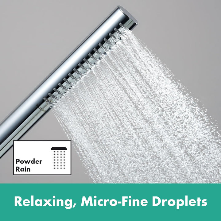 hansgrohe Tecturis S - 3-Loch Badewannenarmatur Wannenrand für 2 Verbraucher, Wannenrandarmatur mit
