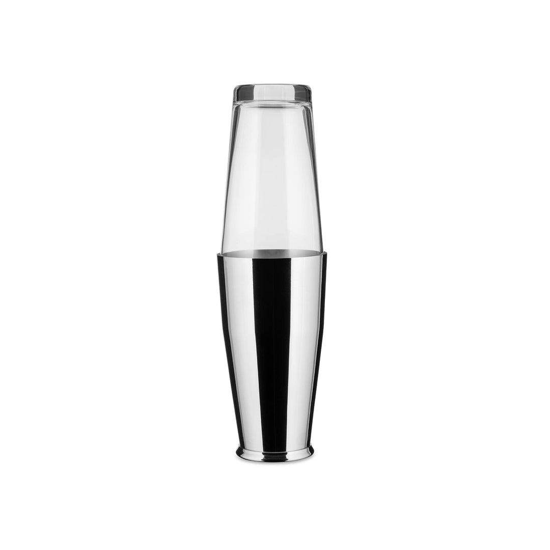 Alessi 5050 Amerikanischer oder BostonShaker aus Glas und Edelstahl 18/10 glänzend polierte Aussense